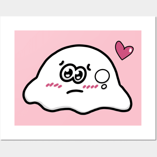 Cute ghost Wall Art by Casstastrophe